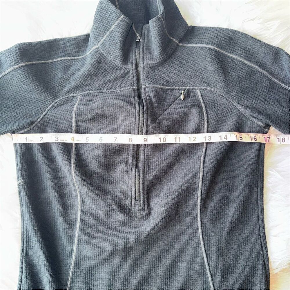 Columbia Women's Titanium Textured Black 1/2 Zip Pullover Size S Activewear - Picture 9 of 12